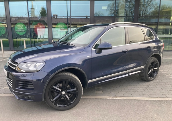 Volkswagen Touareg cena 96990 przebieg: 148700, rok produkcji 2013 z Skawina małe 92